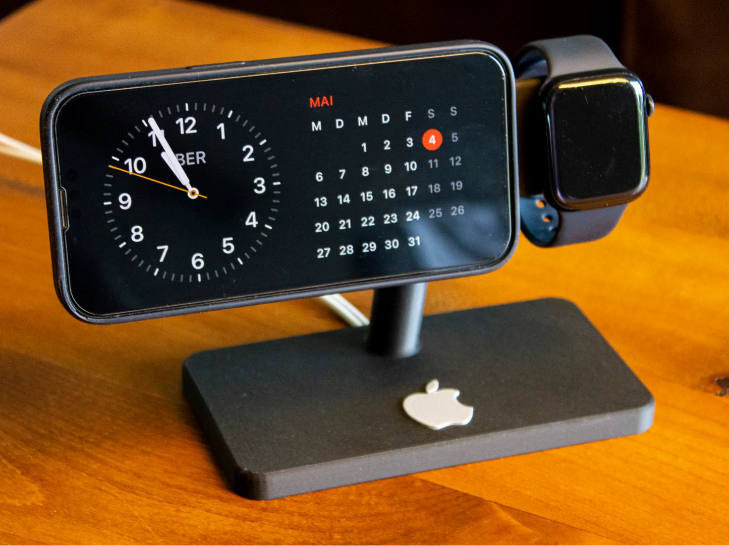 Magsafe charger stand for iPhone and Apple Watch